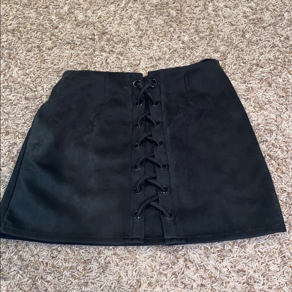 Green skirt